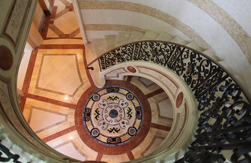  Đá ghép hoa văn – chính là nghệ thuật vẽ tranh cho đá